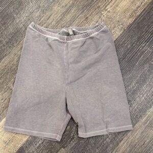 SKIMS women’s Gray bike shorts